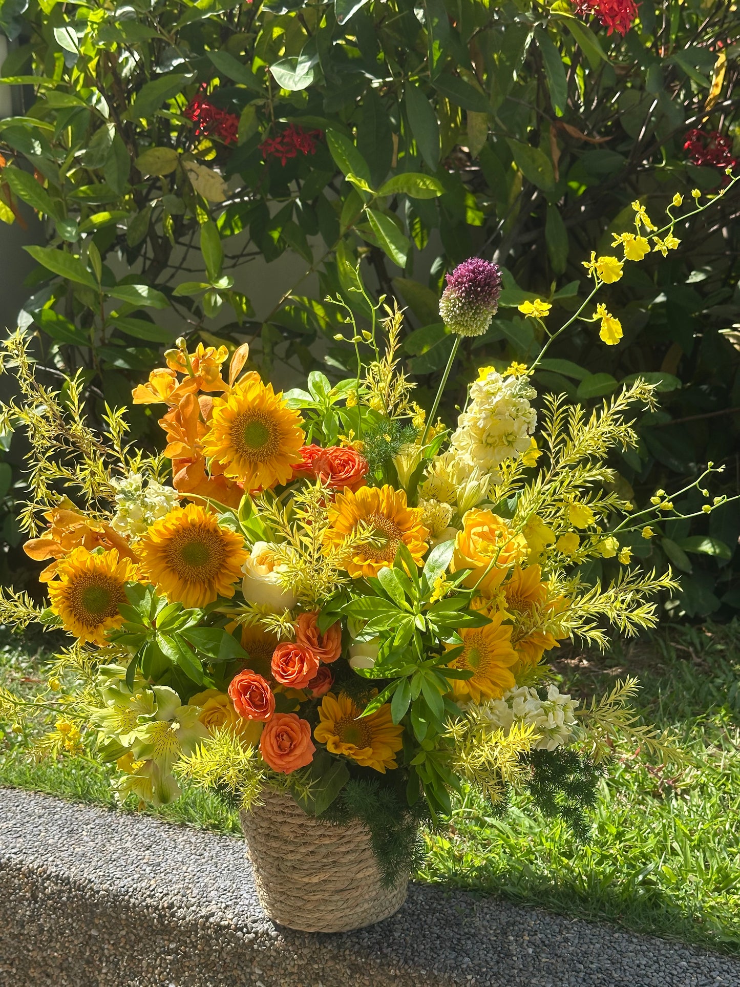 Golden Wishes for Recovery - Flower Basket 「Autumn Vibes 」Color Theme
