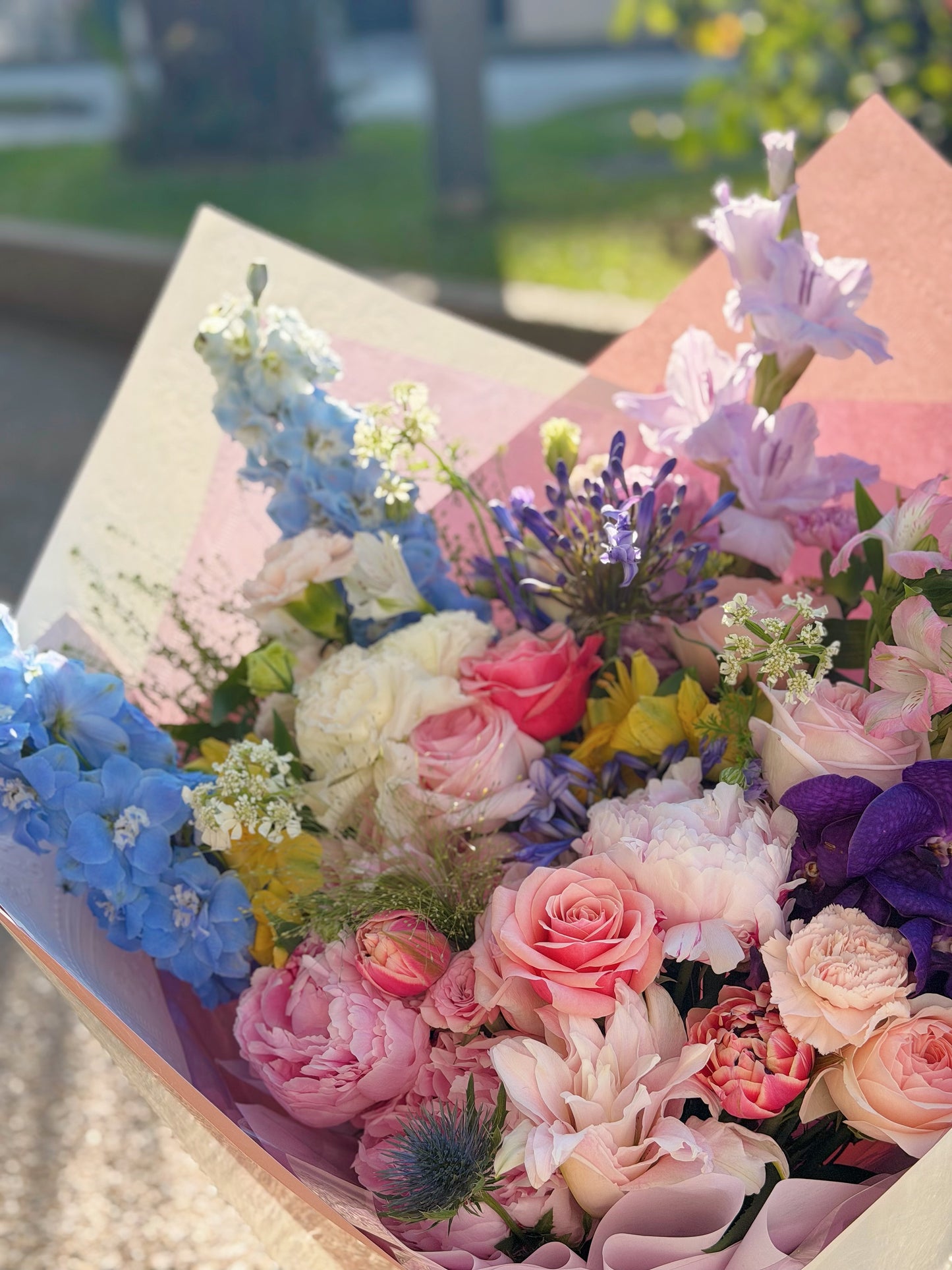 Midnight In Paris - 【Size Premium】 Omakase（Florist Choice）Purple&Pink Theme