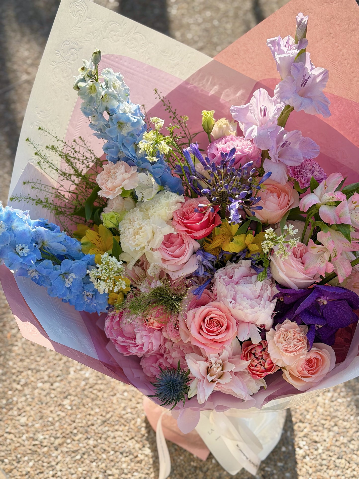 Midnight In Paris - 【Size Premium】 Omakase（Florist Choice）Purple&Pink Theme