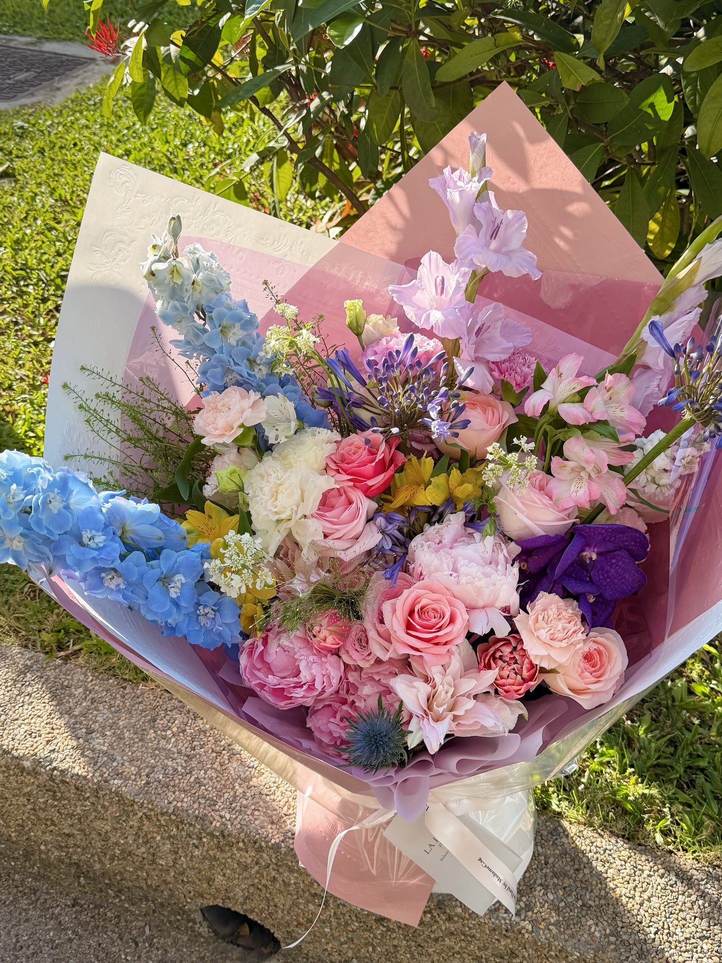 Midnight In Paris - 【Size Premium】 Omakase（Florist Choice）Purple&Pink Theme