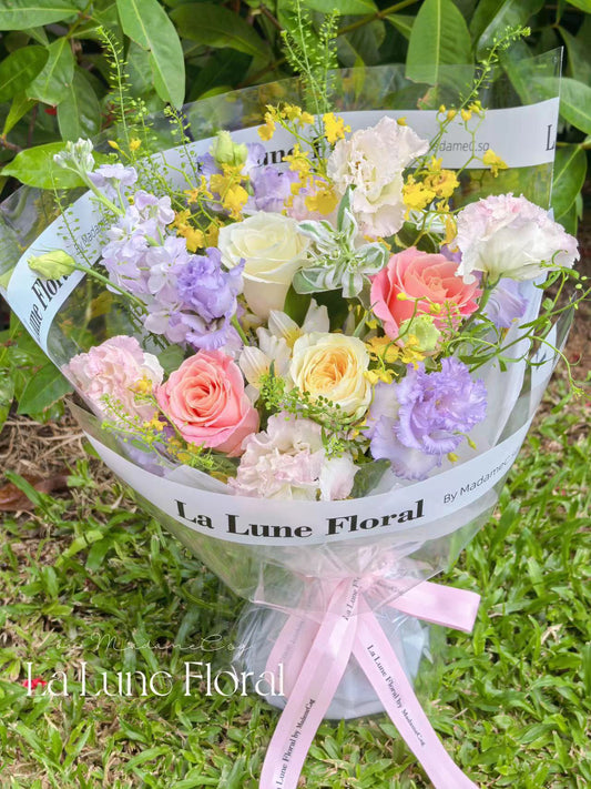 「Midnight In Paris」【Size S】 - Omakase（Florist Choice）Purple & White Theme
