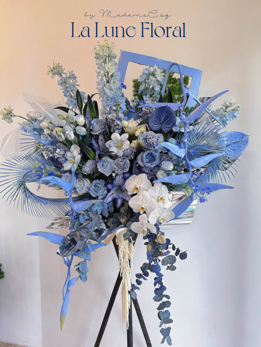 (Copy) Grand Opening Flower Stand (Grand） - Blue Theme