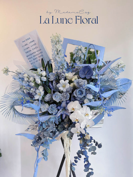 (Copy) Grand Opening Flower Stand (Grand） - Blue Theme