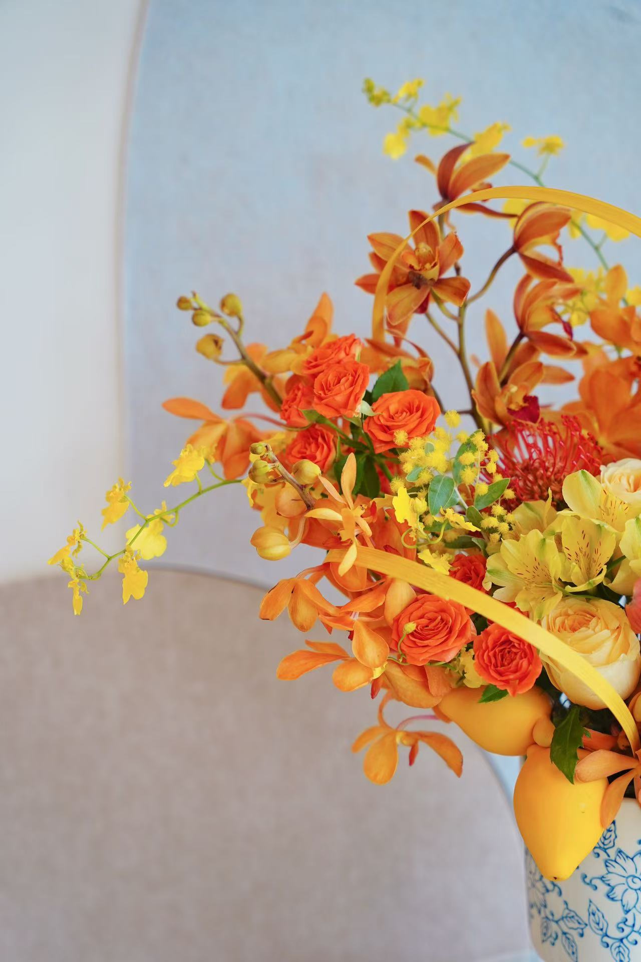 2025🧧CNY Fresh Flower Box - 「金银满屋」Jin Yin Man Wu 💛 Yellow&Orange Theme
