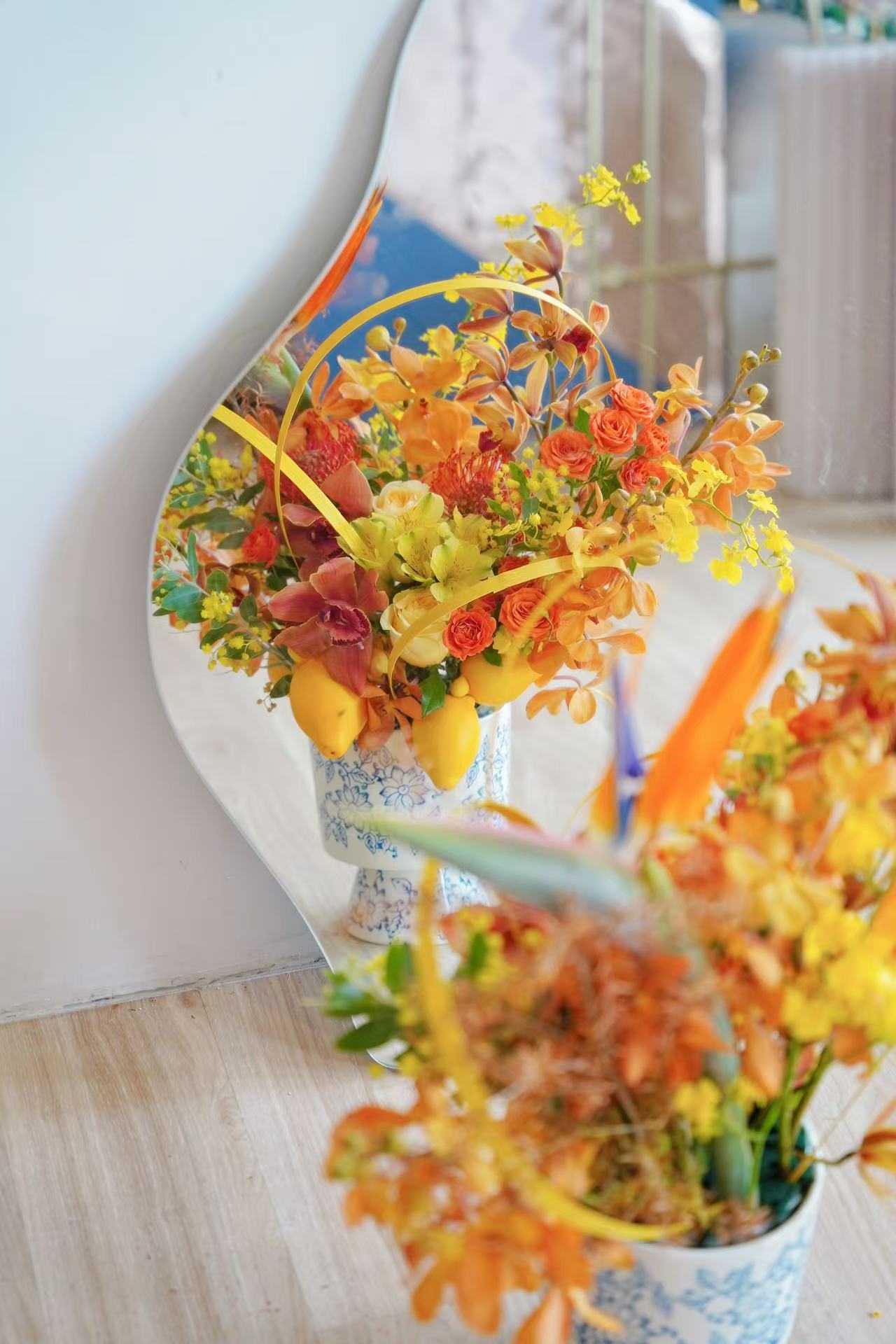 2025🧧CNY Fresh Flower Box - 「金银满屋」Jin Yin Man Wu 💛 Yellow&Orange Theme