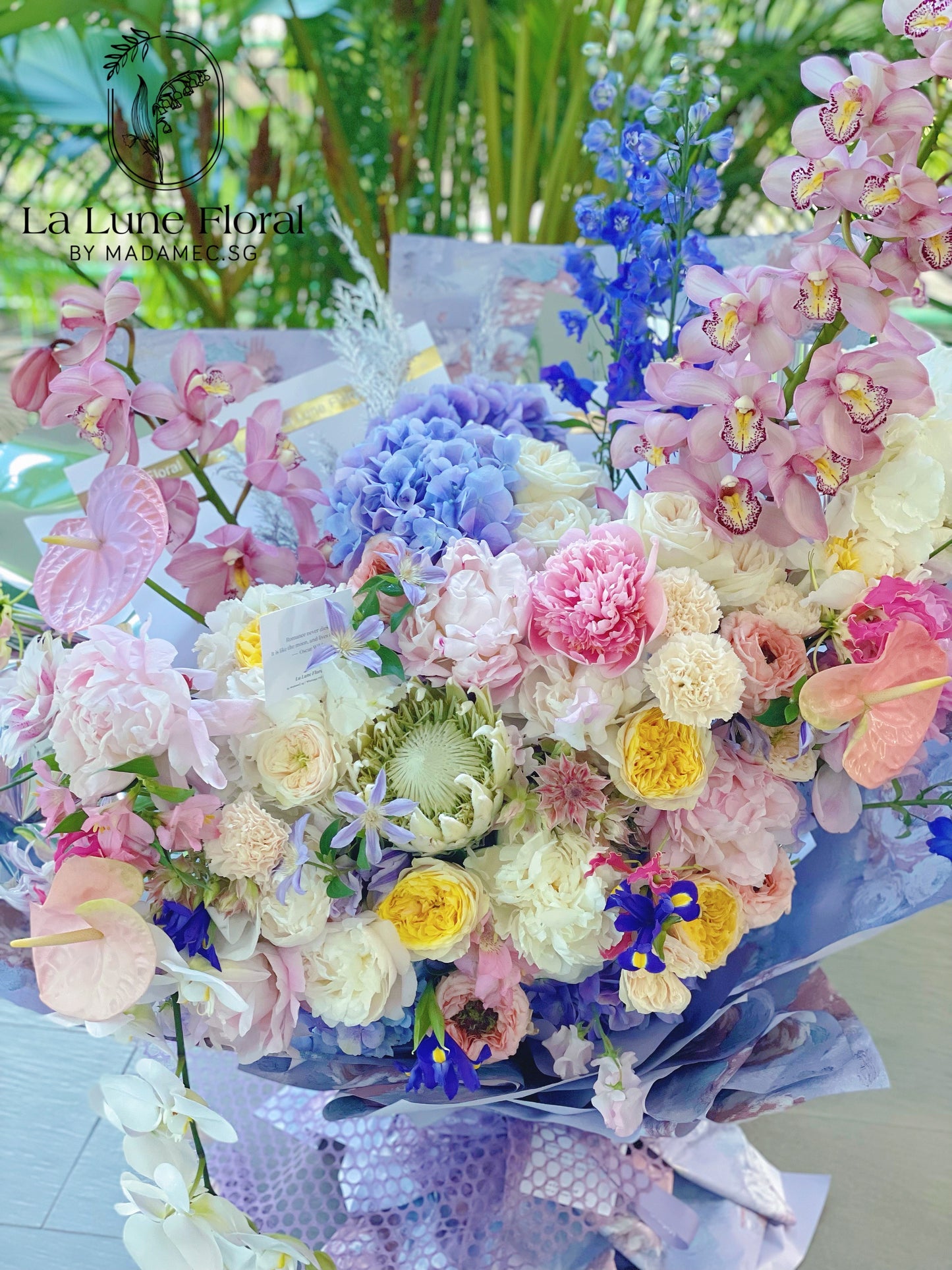 「Midnight in Paris」【XXXL 】Omakase Florist Choice - Pink / Purple Colour Tone