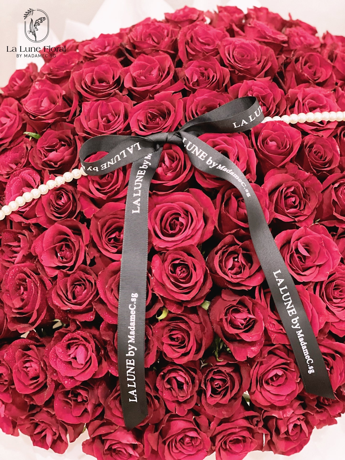 Classic Red Roses Bouquet (99 stk)