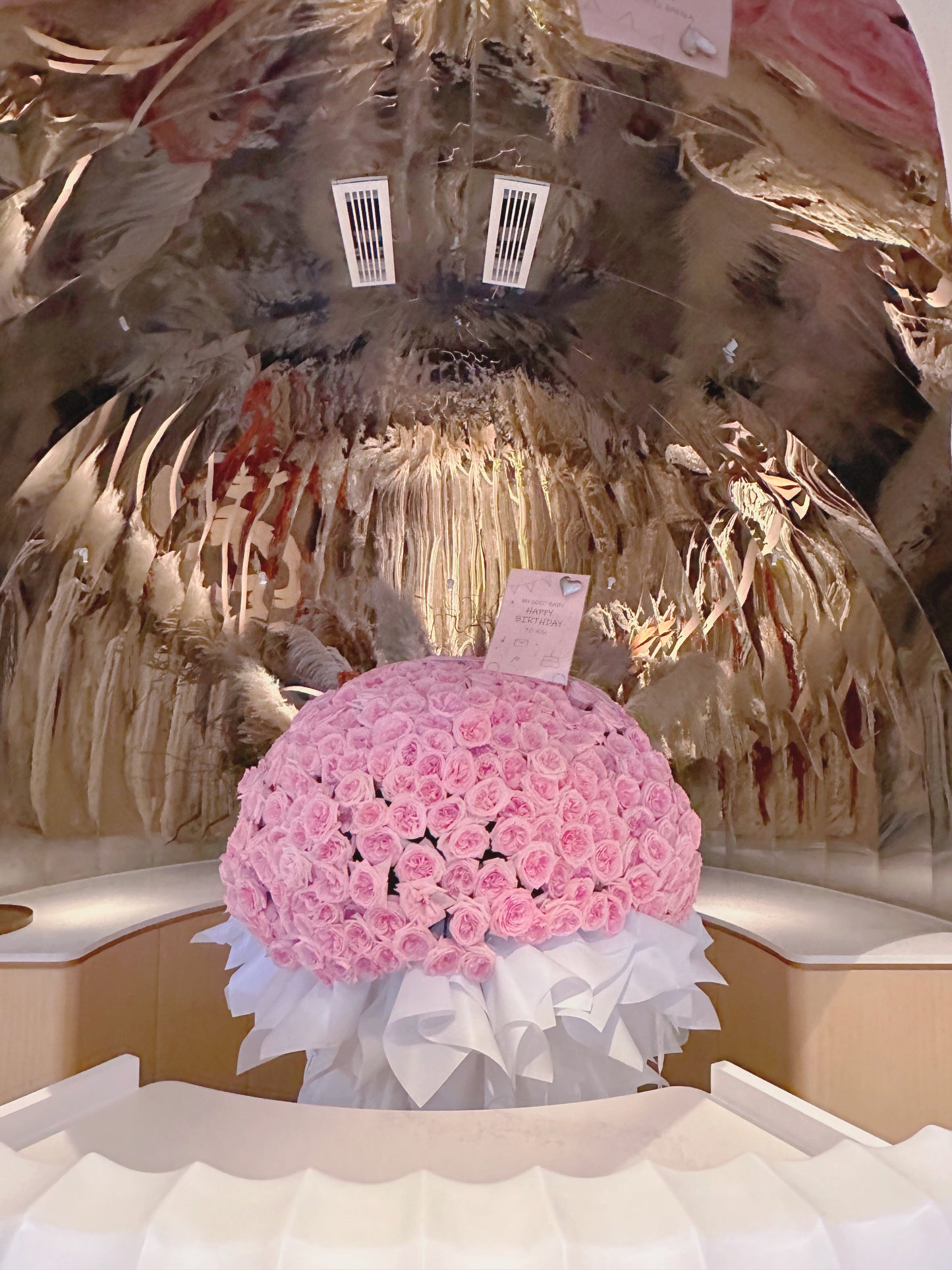 Super Romantic 520 stalk Roses Bouquet (.Pink O'Hara Rose )