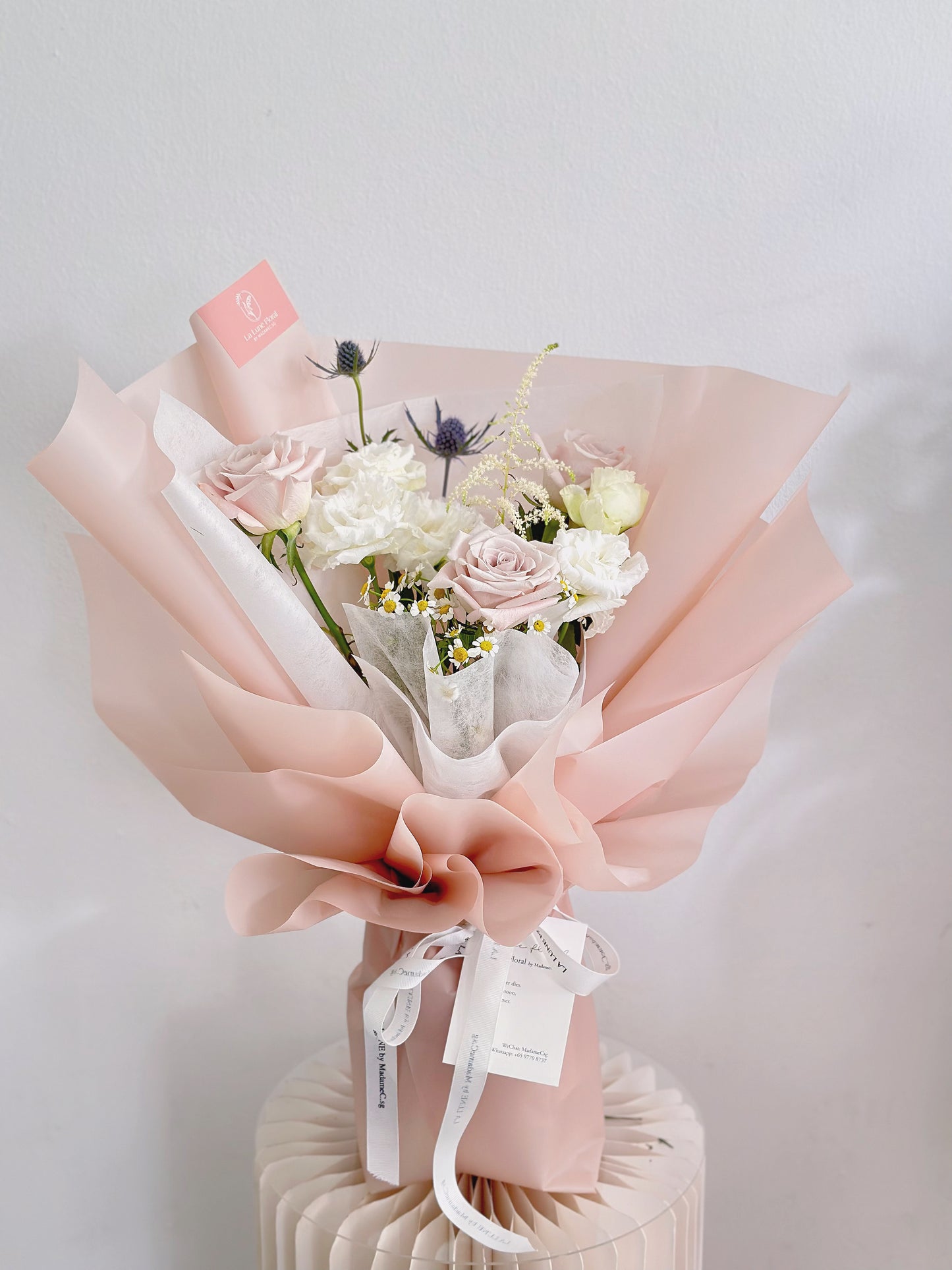 「All For Love」【Size S】- Omakase（Florist Choice） Pink & White Color Theme