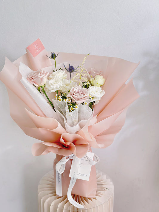 「All For Love」【Size S】- Omakase（Florist Choice） Pink & White Color Theme